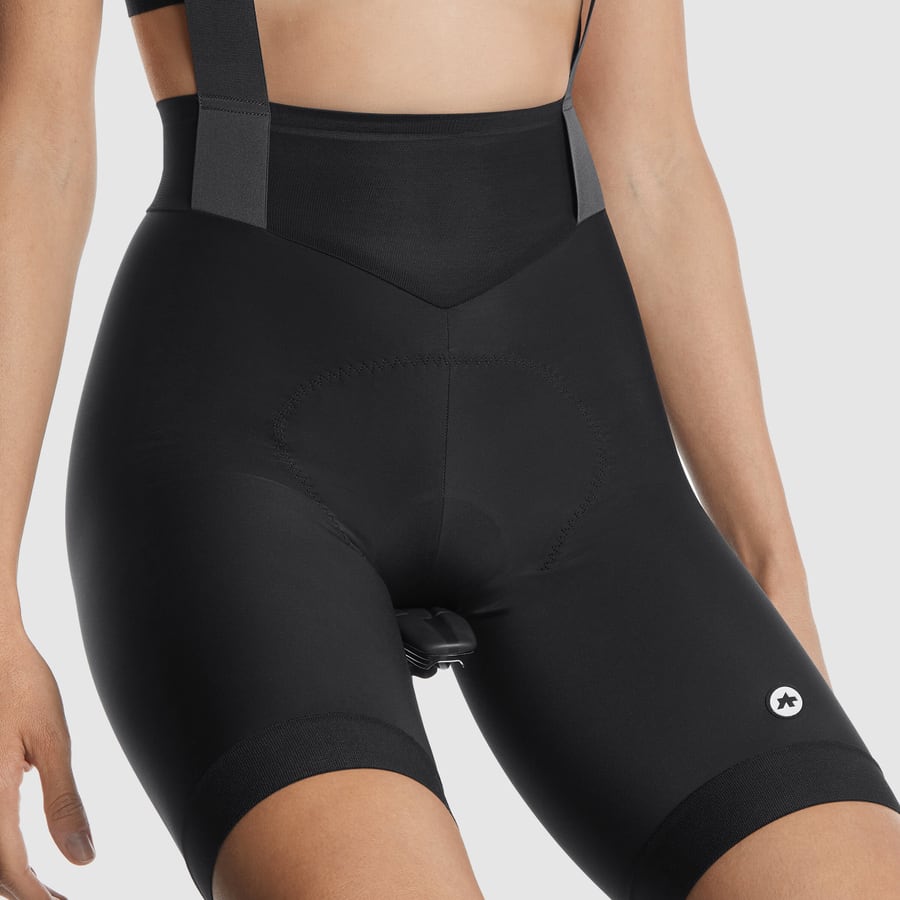 ASSOS UMA GT Damen C2 Kurze Trägerhose Schwarz