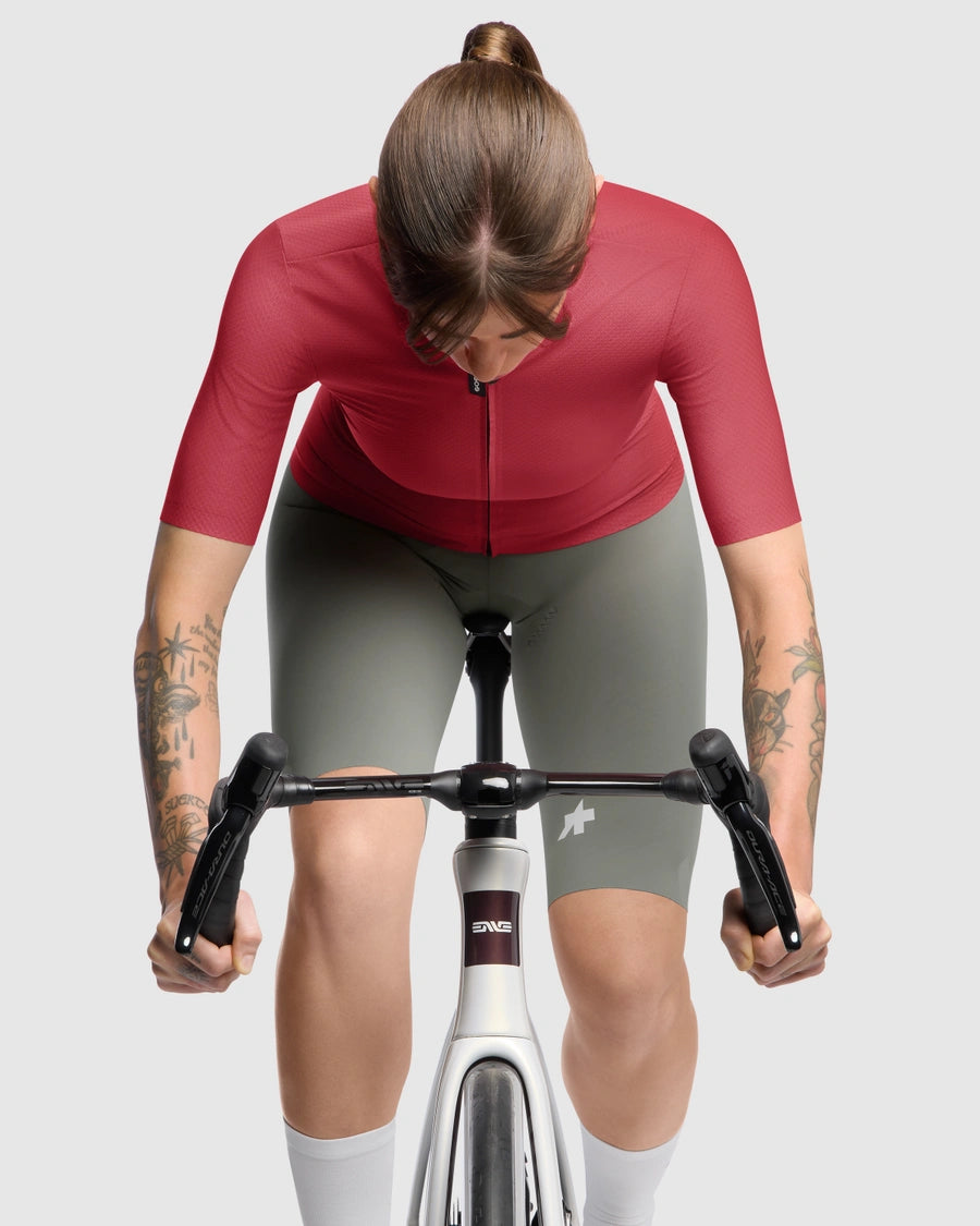 ASSOS DYORA R S11 Damen Trikot Kurzarm Berry