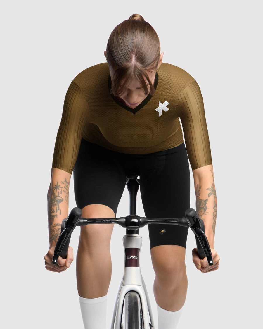ASSOS DYORA RSV S11 Kurzarm Trikot Women Jupiter Gold