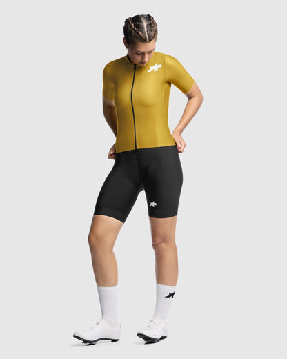 Maillot ASSOS UMA GT S11 EVO Manches Courtes Femme Godlen Yellow