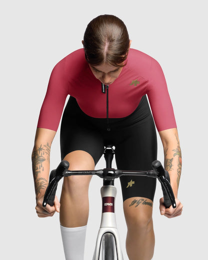 Trikot ASSOS UMA GTV S11 Kurzarm Damen Berry