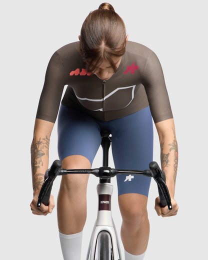 Trikot ASSOS DYORA R S11 We are the A Kurzarm Damen Braun