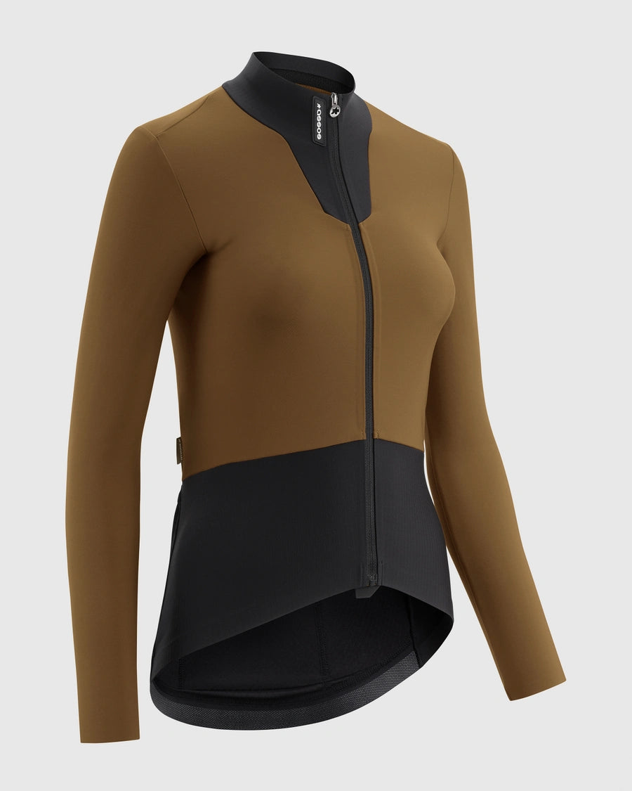 Maillot ASSOS DYORA R SPRING FALL S11 Manches Longues Femme Jupiter Gold