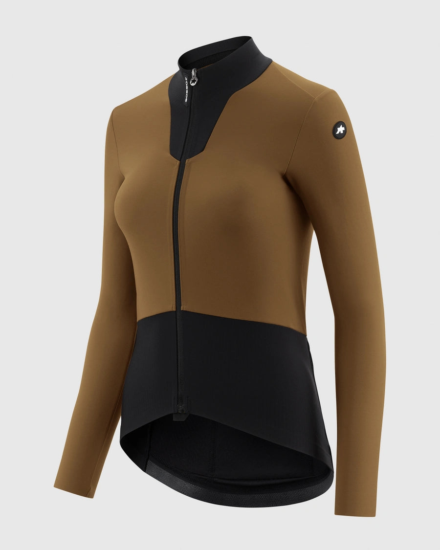 Maillot ASSOS DYORA R SPRING FALL S11 Manches Longues Femme Jupiter Gold