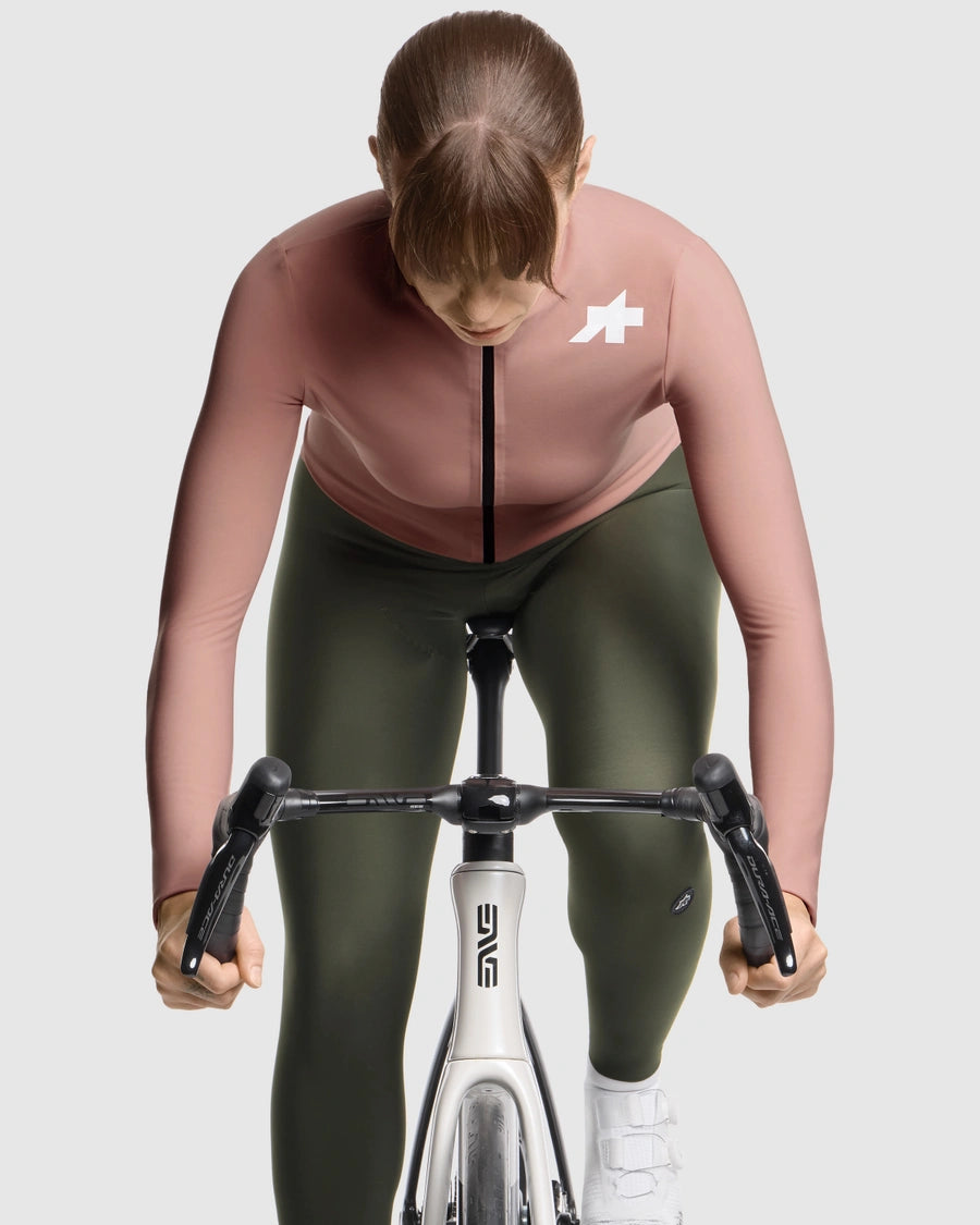 Trikot ASSOS MILLE GT SPRING FALL S11 Langarm Damen Rosa