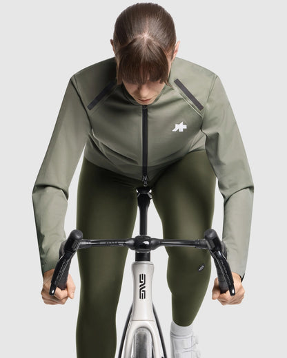 Jacke ASSOS MILLE GT SHELL S11 EVO Damen Grün