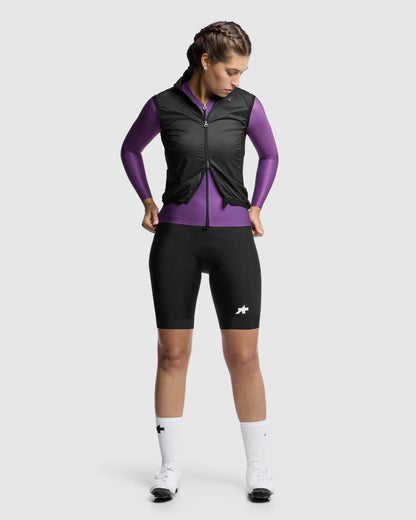Ärmellose Weste ASSOS UMA GT WIND S11 Damen Schwarz