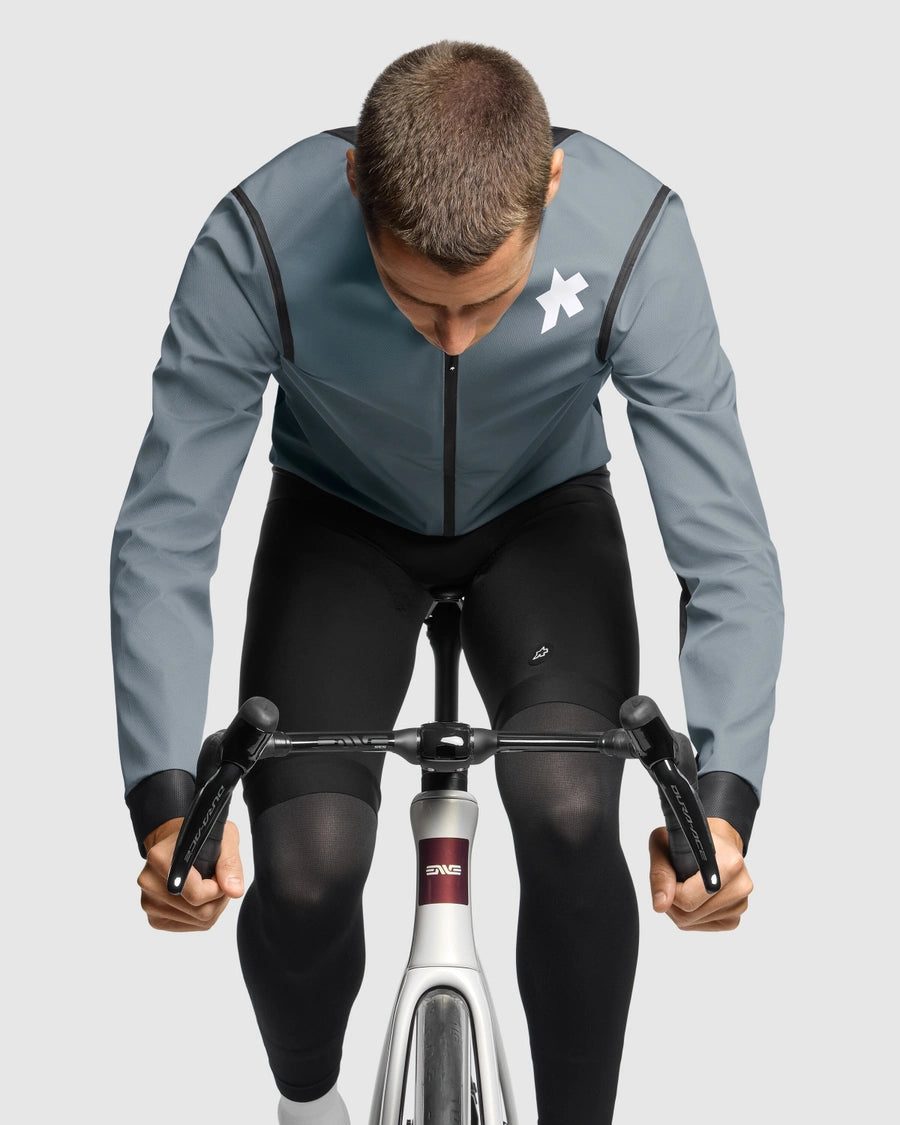 Veste ASSOS MILLE GTS STURMPRINZ RAIN S11 Bleu/Argent