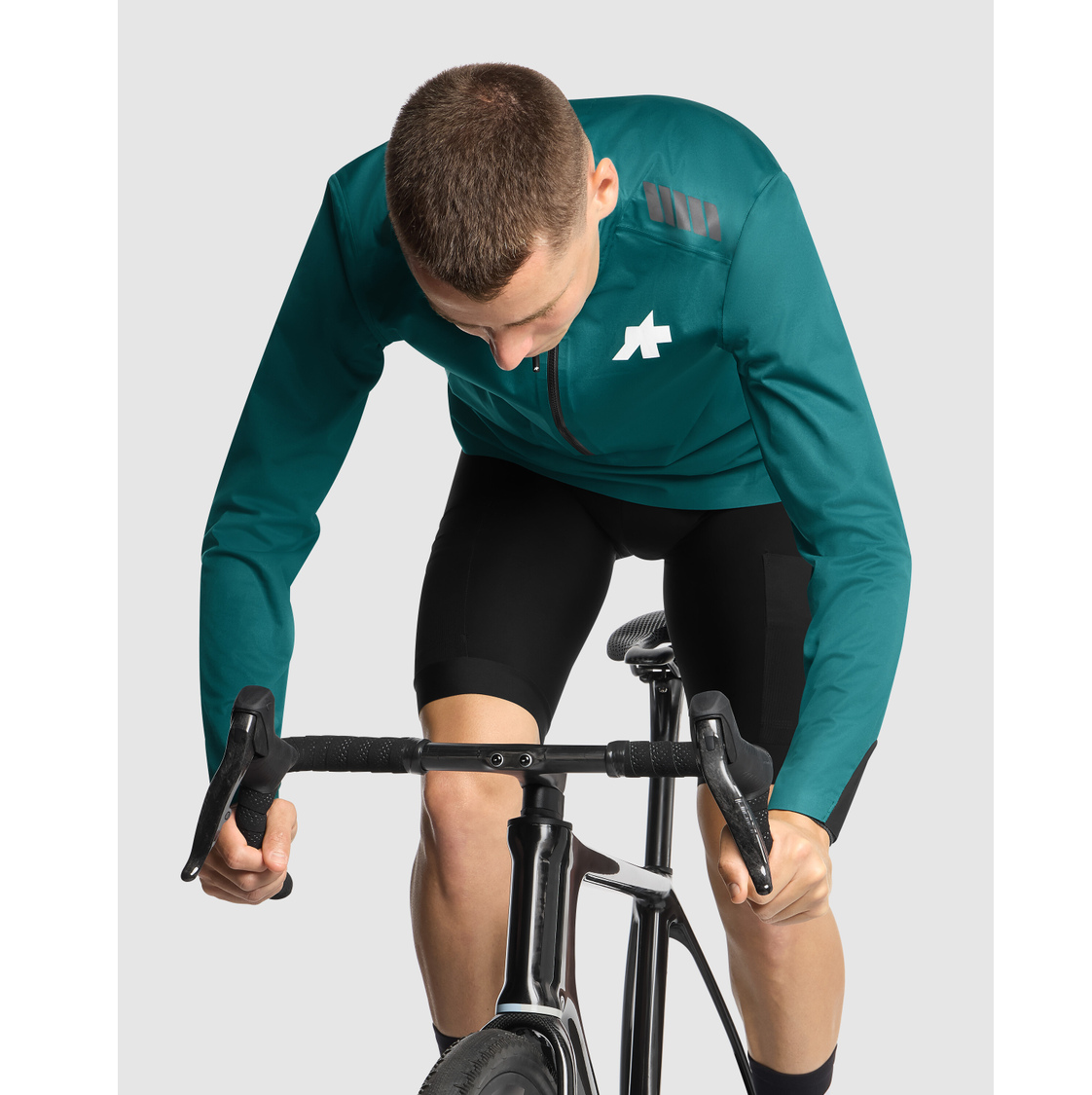 Veste ASSOS TACTICA RAIN T5 Foundation Green