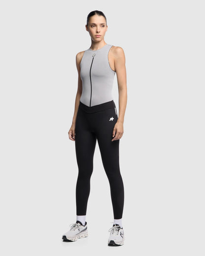 Lange Radhose ASSOS TACTICA POST RIDE T5 Damen Schwarz