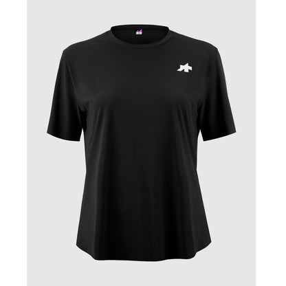 Trikot ASSOS TACTICA POST RIDE T5 Kurzarm Damen Schwarz