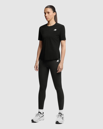 Trikot ASSOS TACTICA POST RIDE T5 Kurzarm Damen Schwarz