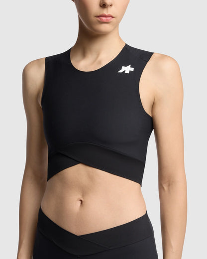 Trägershirt ASSOS TACTICA POST RIDE T5 Damen Schwarz