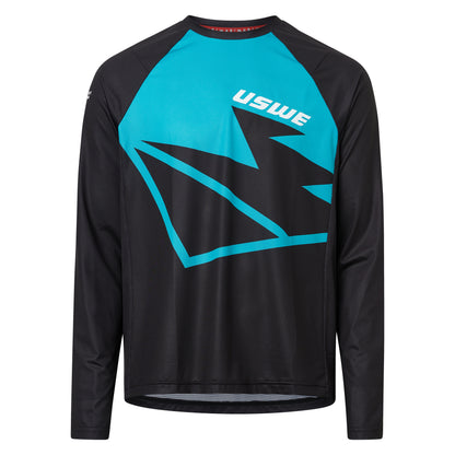 USWE BERG MTB Langarmtrikot Schwarz/Blau