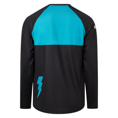 USWE BERG MTB Langarmtrikot Schwarz/Blau
