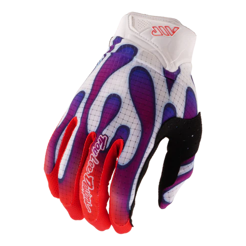 Gants TROY LEE DESIGNS AIR OVERSPRAY Blanc/Violet