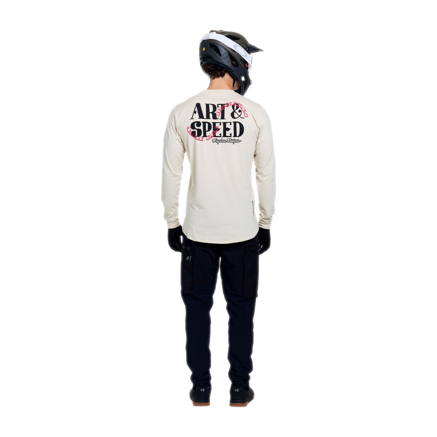 Maillot TROY LEE DESIGNS RUCKUS RIDE ART ET SPEED Manches Longues Pumice
