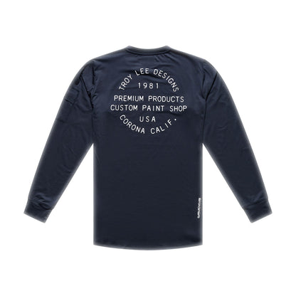 Maillot TROY LEE DESIGNS RUCKUS RIDE PRESSED Manches Longues Carbon