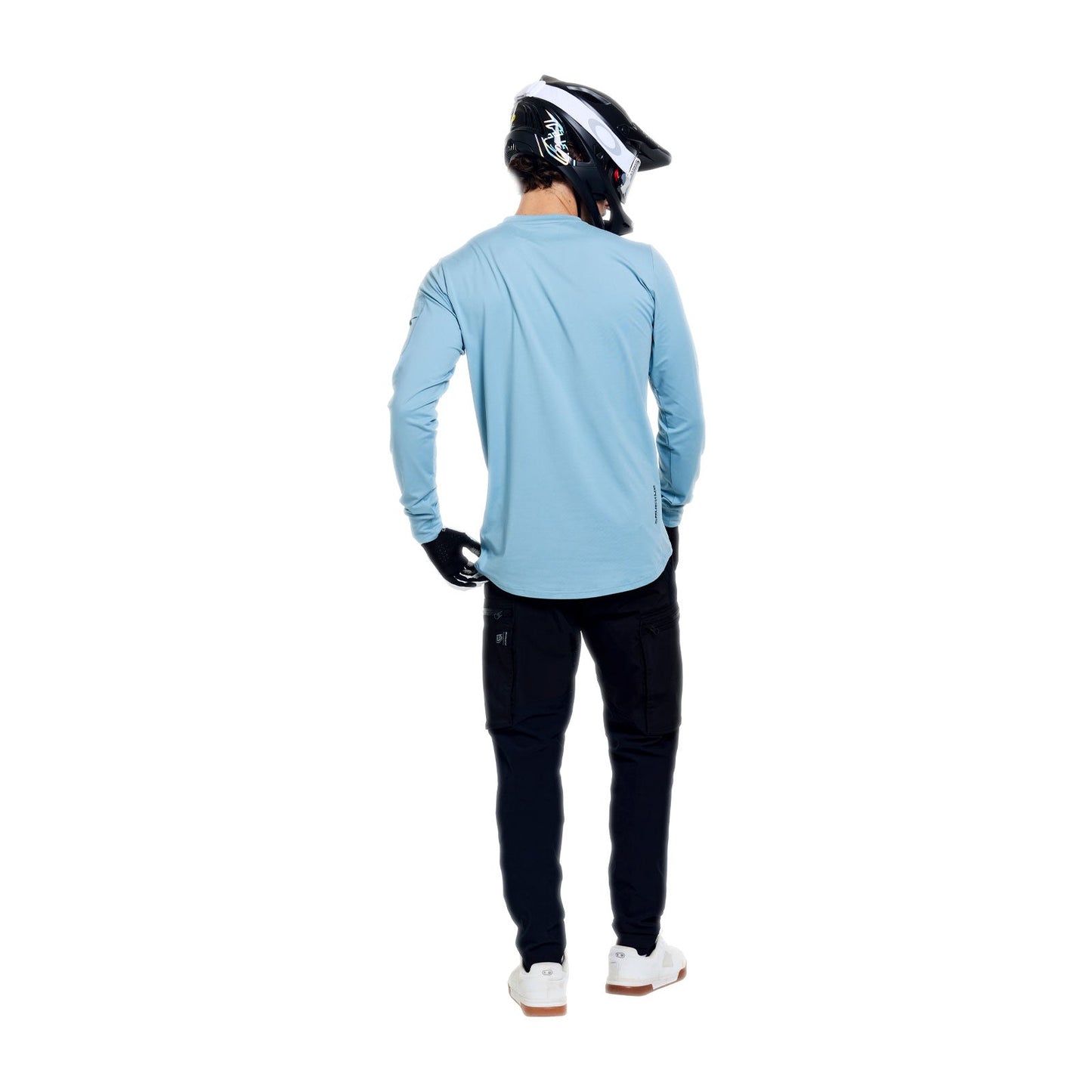 TROY LEE DESIGNS RUCKUS RIDE WAVES Langarmtrikot Blau