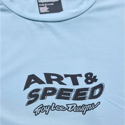 Maillot TROY LEE DESIGNS RUCKUS RIDE WAVES Manches Longues Bleu