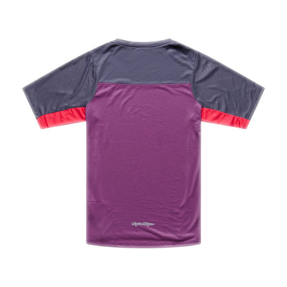 Maillot TROY LEE DESIGNS SKYLINE PRO FANGS ARMY Manches Courtes Sangria