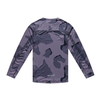 Maillot TROY LEE DESIGNS SKYLINE PRO FLOW CAMO Manches Longues Carbon
