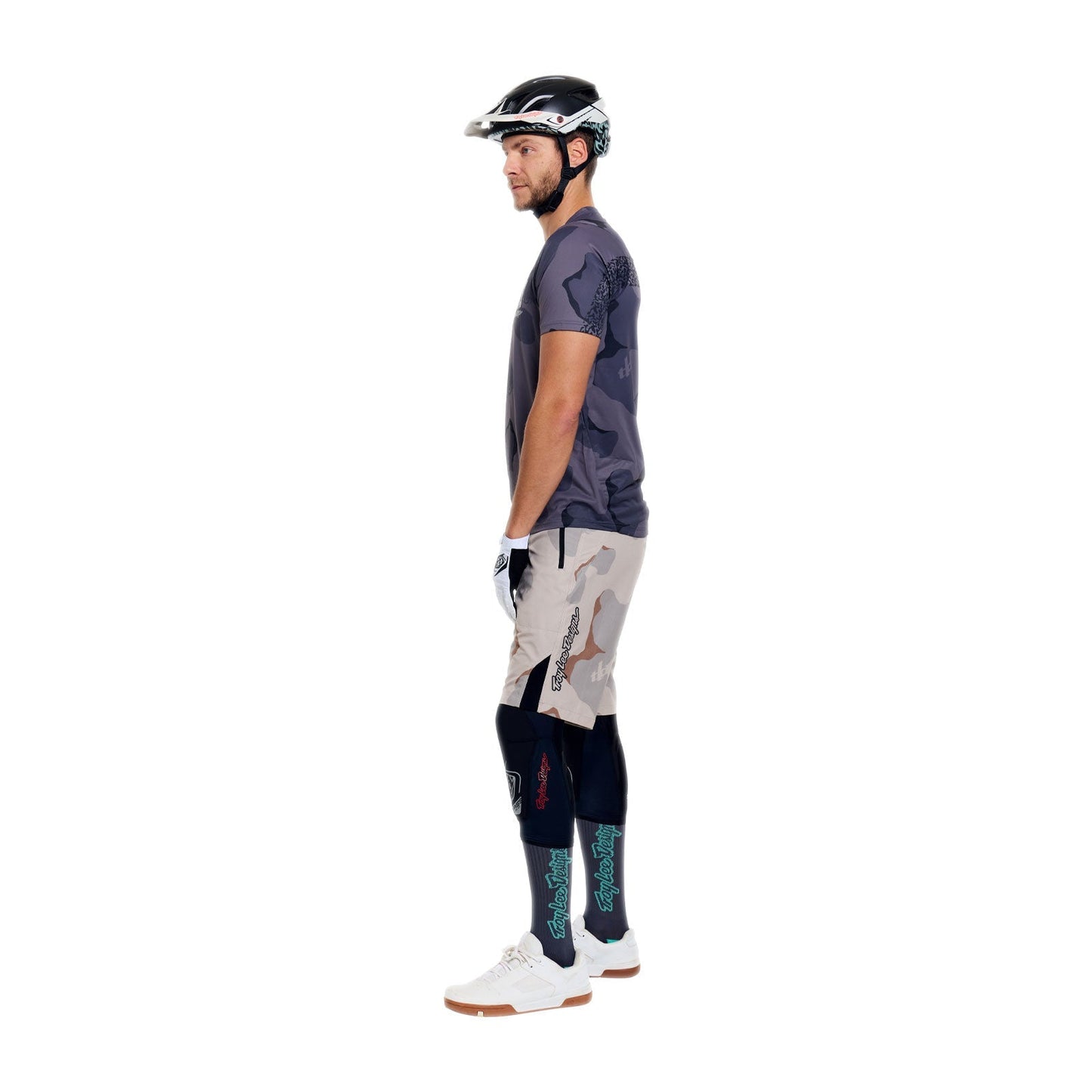 TROY LEE DESIGNS SKYLINE PRO FLOW CAMO Trikot Kurzarm Carbon