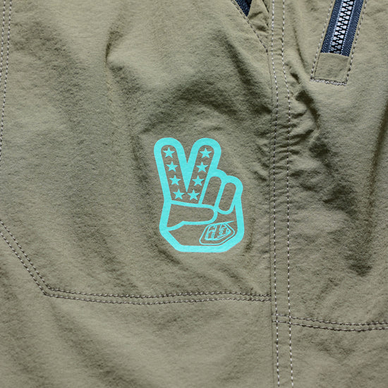 Short TROY LEE DESIGNS SKYLINE TRAIL avec Liner Mono Kaki