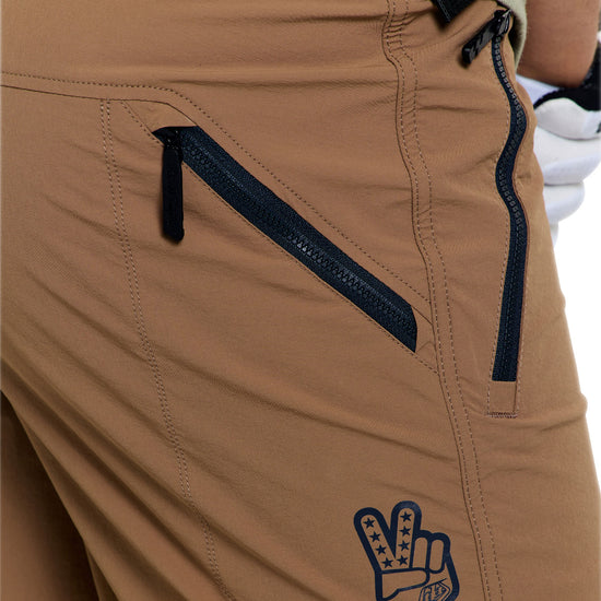 Short TROY LEE DESIGNS SKYLINE TRAIL avec Liner Mono Beige