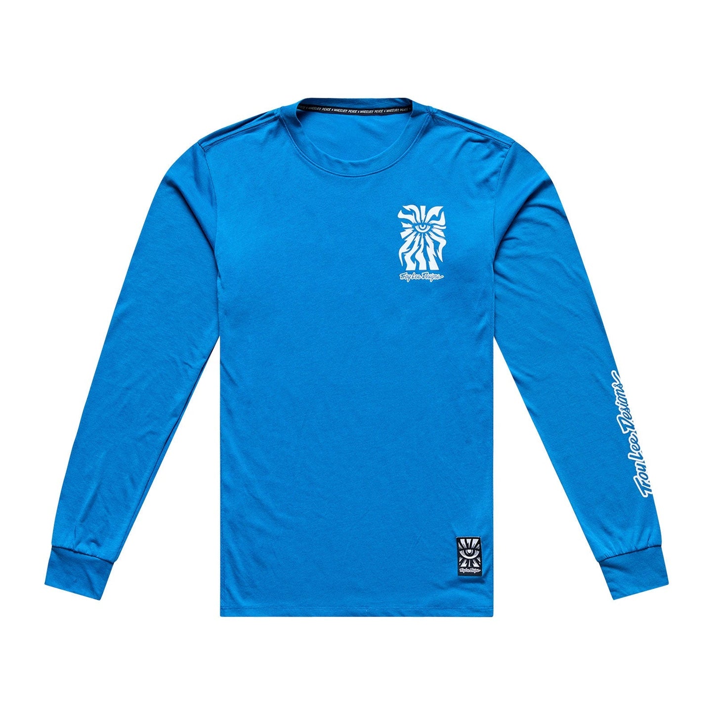 TROY LEE DESIGNS SKYLINE RIDE ONE EYE AERO Langarm Trikot Blau