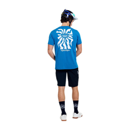 Maillot TROY LEE DESIGNS SKYLINE RIDE ONE EYE AERO Manches Courtes Bleu