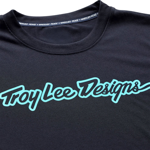TROY LEE DESIGNSSKYLINE RIDE SIGNATURE Trikot Kurzarm Schwarz/Grün