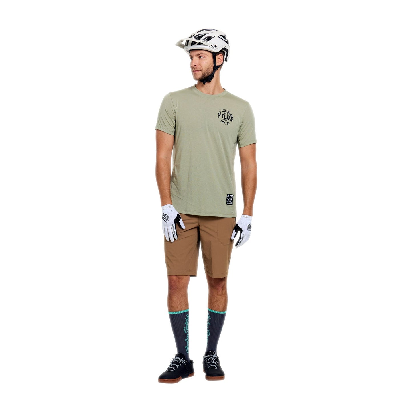 TROY LEE DESIGNS SKYLINE RIDE STAMPS Trikot Kurzarm Sage