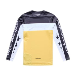 TROY LEE DESIGNS SPRINT PRO YO MOTO Trikot Langarm Schwarz/Gelb