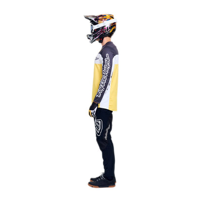 Maillot TROY LEE DESIGNS SPRINT PRO YO MOTO Manches Longues Noir/Jaune