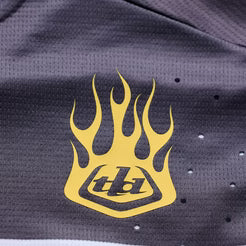 TROY LEE DESIGNS SPRINT PRO YO MOTO Trikot Langarm Schwarz/Gelb