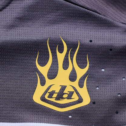 Maillot TROY LEE DESIGNS SPRINT PRO YO MOTO Manches Longues Noir/Jaune