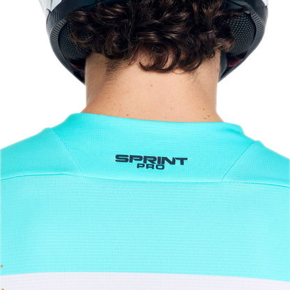 Maillot TROY LEE DESIGNS SPRINT PRO YO MOTO Manches Longues Noir/Bleu