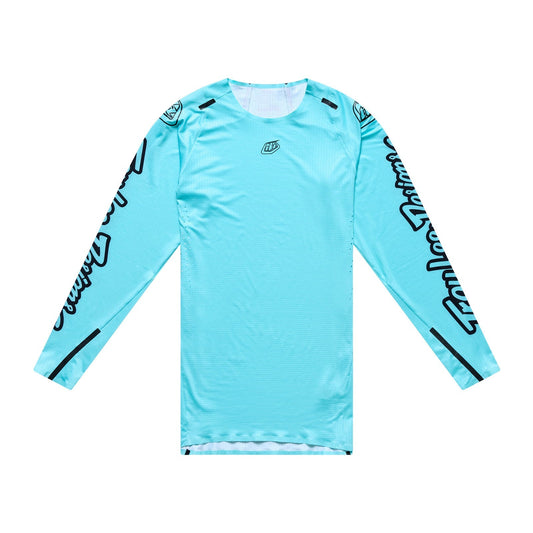 Maillot TROY LEE DESIGNS SPRINT ULTRA MONO Manches Longues Turquoise