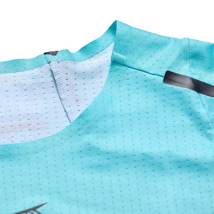 Maillot TROY LEE DESIGNS SPRINT ULTRA MONO Manches Longues Turquoise