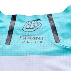 Maillot TROY LEE DESIGNS SPRINT ULTRA PROTON Manches Longues Blanc/Bleu