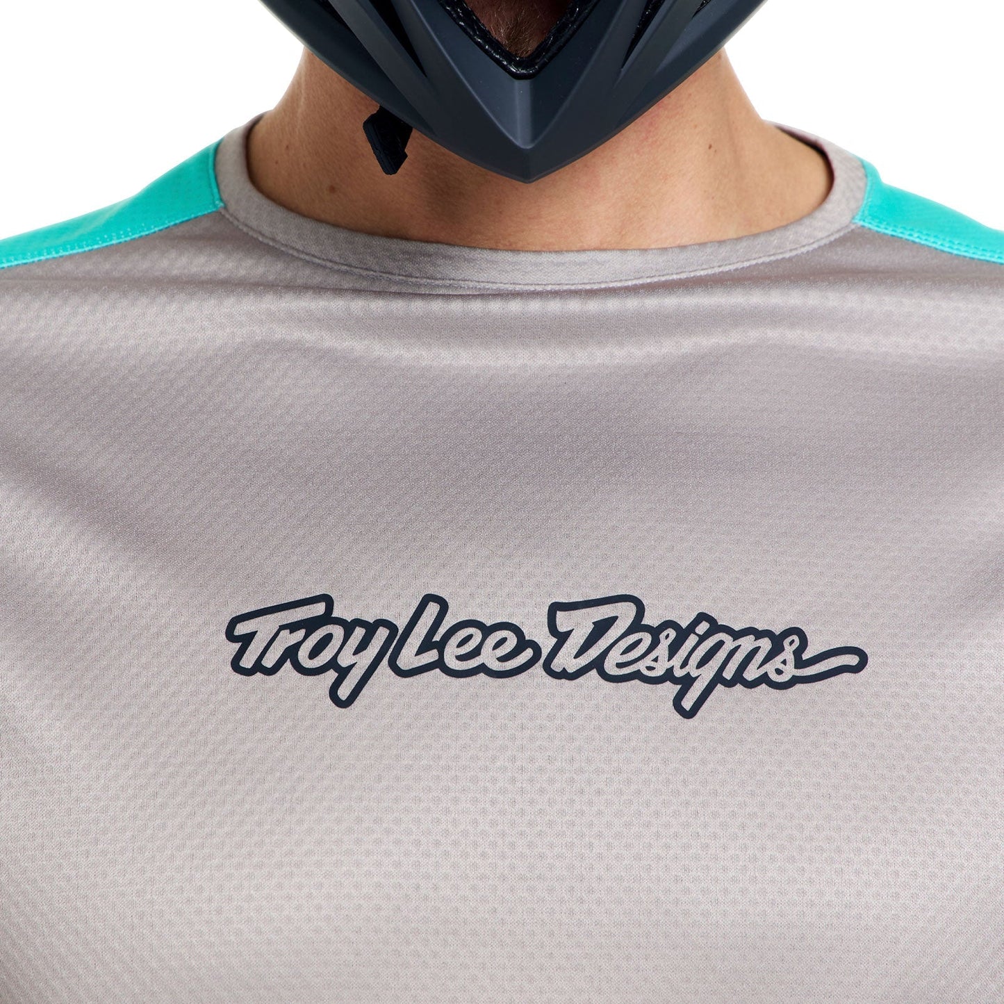 Maillot TROY LEE DESIGNS STAGE SIGNATURE Manches Longues Gris/Bleu