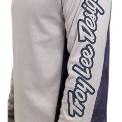 TROY LEE DESIGNS STAGE SIGNATURE Trikot Langarm Hellgrau