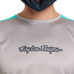TROY LEE DESIGNS STAGE SIGNATURE Trikot Kurzarm Hellgrau
