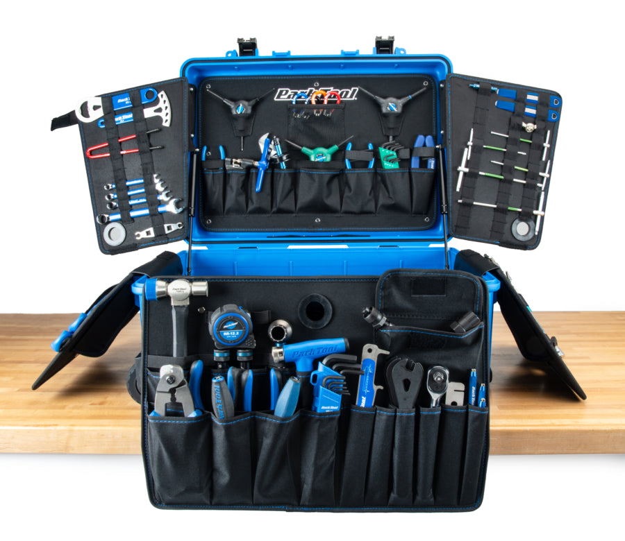 Park Tool BRK-1 geöffnet, alle Werkzeuge verstaut
