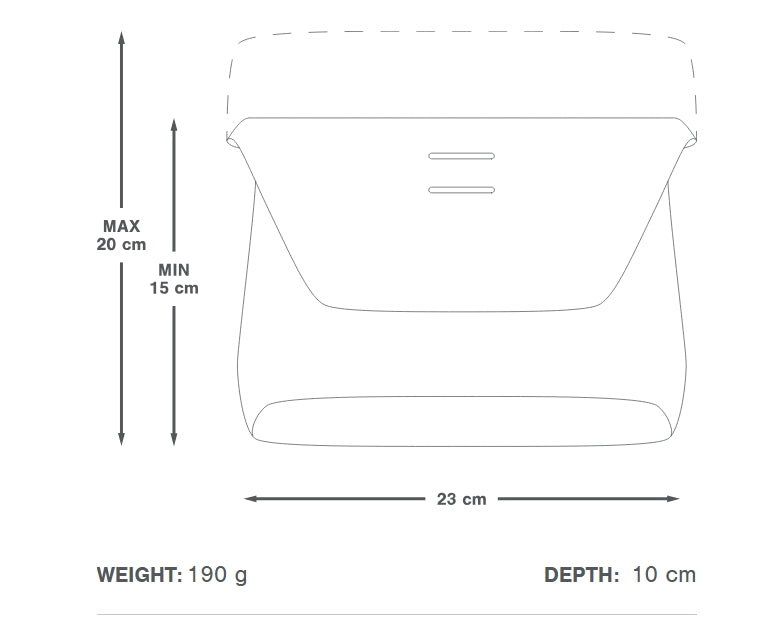 Sacoche de Guidon APIDURA RACING HANDLEBAR PACK 2 L Noir