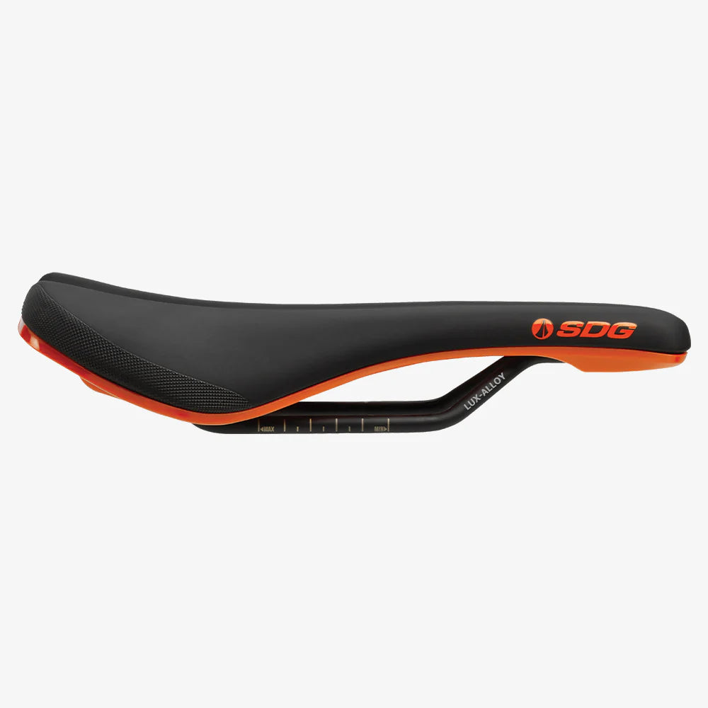 Selle SDG BEL-AIR V3 Rails Lux Alloy Noir/Orange