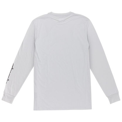 Trikot TROY LEE DESIGNS SKYLINE RIDE TEE SIGNATURE Langarm Grau