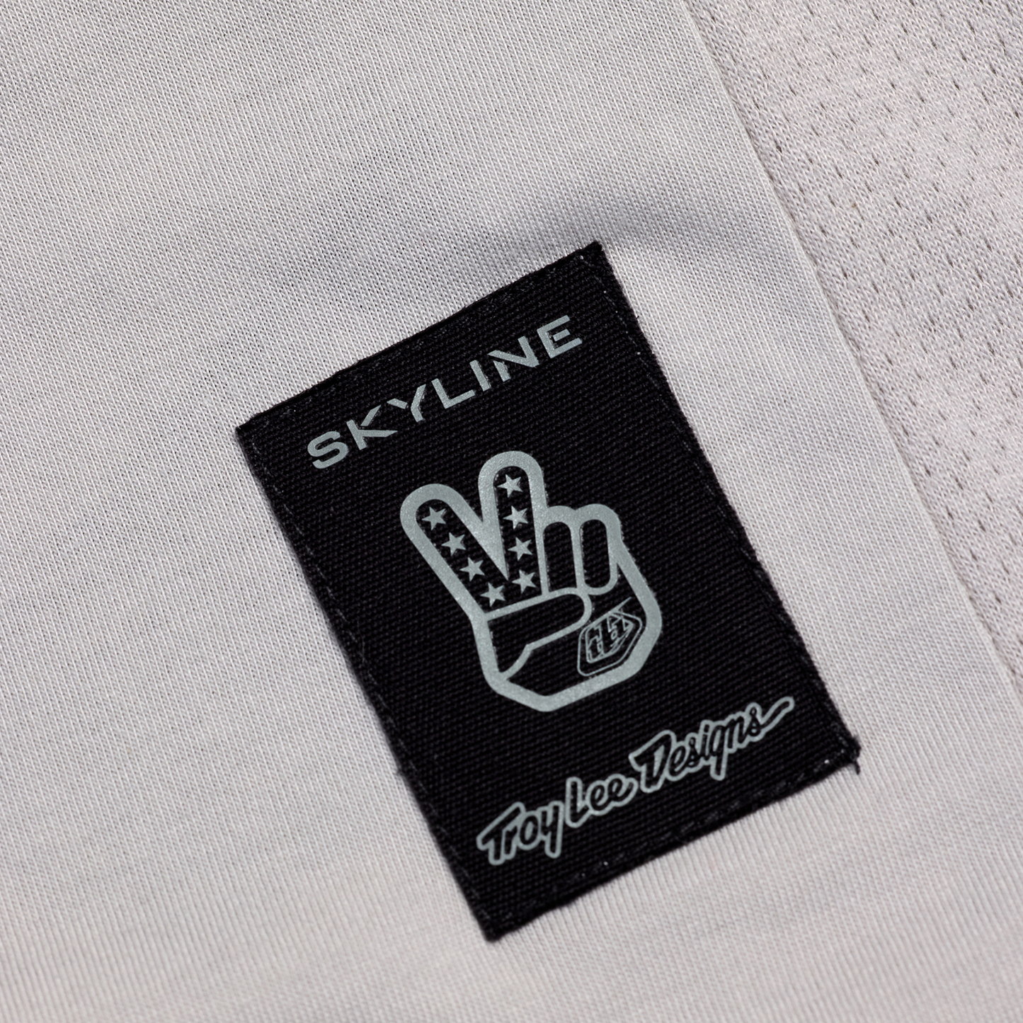 Maillot TROY LEE DESIGNS SKYLINE RIDE TEE SIGNATURE Manches Longues Gris 2025