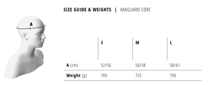 Casque VTT BLUEGRASS VANGUARD CORE MIPS Blanc/Noir Matt